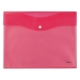 Папка-конверт А4 на кнопке с файлами Axent 1423-10-A розовый