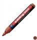 Маркер перманентный 1,5 - 3,0 мм, конусообразный наконечник, коричневый Edding Permanent marker e-300/07