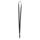 Шнурок для бейджа с металлическим карабином шириной 10 мм, длиной 450 мм AXENT 4532-01-A черный