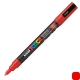 Художественный маркер-краска POSCA 0,9 -1,3 мм, конусообразный наконечник, красный, uni PC-3M.Red