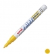 Маркер перманентный технический 0,8 - 1,2 мм, конусообразный наконечник, желтый,  uni Paint marker PX-21
