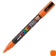 Художественный маркер-краска POSCA 0,9 -1,3 мм, конусообразный наконечник, оранжевый, uni PC-3M.Orange