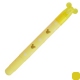 Маркер текстовый цветной гелевый овальный наконечник 1-9 мм, желтого цвета Yes 