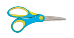 Ножиці дитячі з гумовими вставками на ручках 126 мм Zibi KIDS Line ZB.5005-02 сині