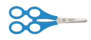 Ножиці дитячі, навчальні 165 мм Zibi ZB.5019-02 сині