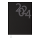 Щоденник  датований 2024 OFFICE, А5 Buromax BM.2164-01 чорний