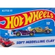 Пластилін м`який на восковій основі 12 кольорів 240 г. Hot Wheels Kite hw23-1086