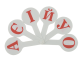 Комплект літер (віяло), українська абетка, ZiBi KIDS Line ZB.4901