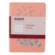 Книга записная  Partner Soft Mini Birds, 115*160, 80л, клетка, AXENT 8302-10-A
