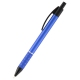 Ручка масляная автоматическая Prestige 0,7 мм металлический синий корпус Axent ab1086-02-02 синяя