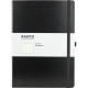 Книга записная Partner Grand А4 (297х210мм) на 100 листов точка кремовый блок, черная AXENT 8303-01-a