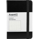 Записная книга Partner A6-(95х140мм) на 96 листов кремовый блок черная Axent 8309-01-a
