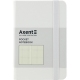 Записная книга Partner A6-(95х140мм) на 96 листов кремовый блок точка, белая Axent 8309-21-a