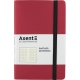 Записная книга Partner Soft А5-(125х195мм) на 96 листов кремовый блок в клетку AXENT 8206-05-A красная
