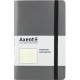 Записная книга Partner Soft А5-(125х195мм) на 96 листов кремовый блок точка, серая Axent 8310-15-a