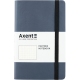 Записная книга Partner Soft А5-(125х195мм) на 96 листов кремовый блок точка, сереб-син Axent 8310-14-a