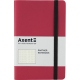 Записная книга Partner Soft А5-(125х195мм) на 96 листов кремовый блок точка, красная Axent 8310-05-a