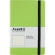 Записная книга Partner Soft А5-(125х195мм) на 96 листов кремовый блок точка, салатовая Axent 8312-09-a