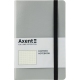 Записная книга Partner Soft А5-(125х195мм) на 96 листов кремовый блок точка, серебрянная Axent 8312-34-a