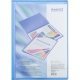 Папка пластиковая на 20 файлов с карманом на форзаце, А4 AXENT 1020-22-a синяя