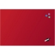 Доска стеклянная магнитно-маркерная 60х90 см, красная Axent 9615-06-a