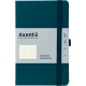 Записная книга Partner А5-(125х195мм) на 96 листов кремовый блок в клетку Axent 8201-31-A малахит