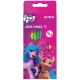Олівці кольорові двосторонні 12 штук 24 кольори серія Little Pony Kite lp22-054