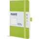 Записна книжка Partner Soft Skin А5-(125х195мм) на 96 арк. кремовий блок в клітинку Axent 8616-09-a салатова