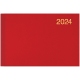 Щотижневик 2024 кишеньковий Miradur BRUNNEN 73-755 60 204 золоте тиснення  червоний