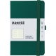Записна книжка Partner А5-(125х195мм) на 96 арк. кремовий блок в клітинку Axent 8201-61-a зелений ліс