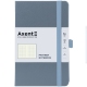 Записна книжка Partner А5-(125х195мм) на 96 арк. кремовий блок в клітинку Axent 8201-62-a сірий