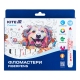 Фломастери, набір 12 кольорів Creative Superwashable Jumbo Kite k-1155