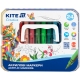 Маркеры акриловые пишущий узел в форме кисточки 24 цвета Creative KITE k-1162