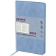Щотижневик 2027 Partner Soft Cloud, 125*195, блакитний, Axent 8537-27-5-a